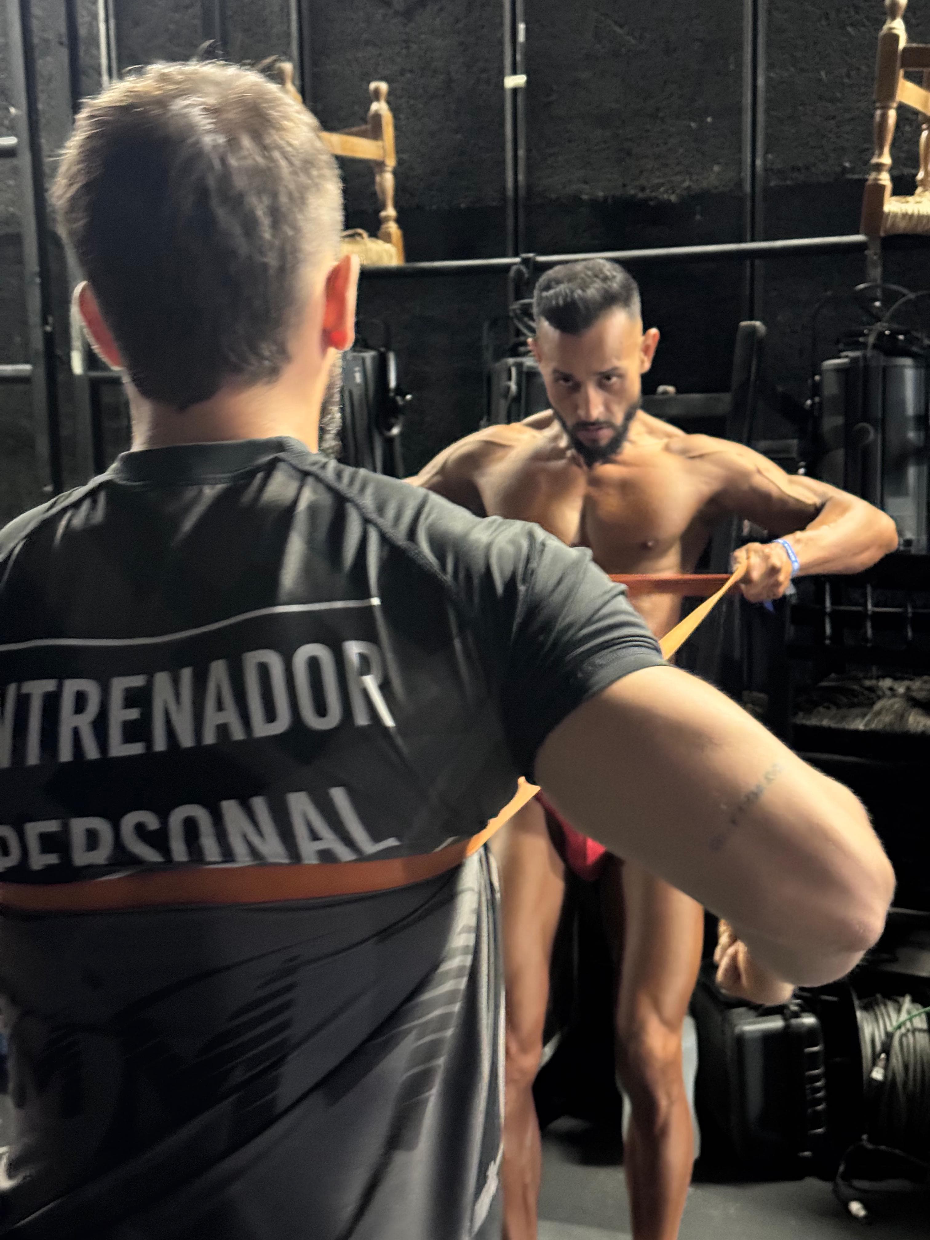 Antonio Muñoz — Entrenando